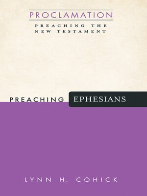cover image of Preaching Ephesians